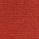 Zonnezeil 160 g/m² 4x4x5,8 m HDPE rood