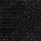 Zonnezeil 160 g/m² 2,5x2,5 m HDPE zwart