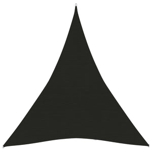 Zonnezeil 160 g/m² 4x5x5 m HDPE zwart
