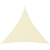Zonnescherm driehoekig 4,5x4,5x4,5 m oxford stof crèmekleurig