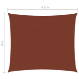 Zonnescherm rechthoekig 3x4,5 m oxford stof terracottakleurig