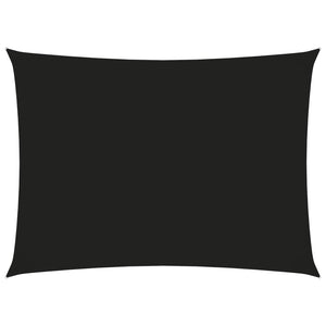 Zonnescherm rechthoekig 3x4,5 m oxford stof zwart