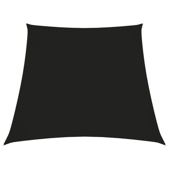 Zonnezeil trapezium 3/5x4 m oxford stof zwart