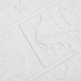 3D-behang zelfklevend 10 st bakstenen wit