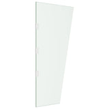 Zijpaneel voor deurluifel 50x100 cm gehard glas transparant