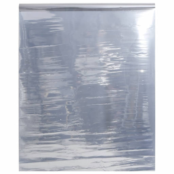 Zonnefolie statisch reflecterend 45x1000 cm PVC zilverkleurig