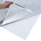 Zonnefolie statisch reflecterend 60x500 cm PVC zilverkleurig