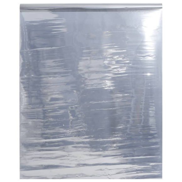 Zonnefolie statisch reflecterend 60x1000 cm PVC zilverkleurig